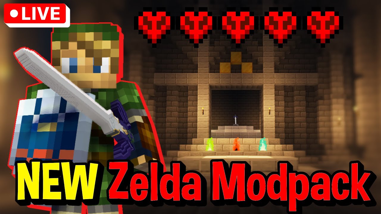 Unlocking the TRUE MASTER SWORD In The Zelda Modpack