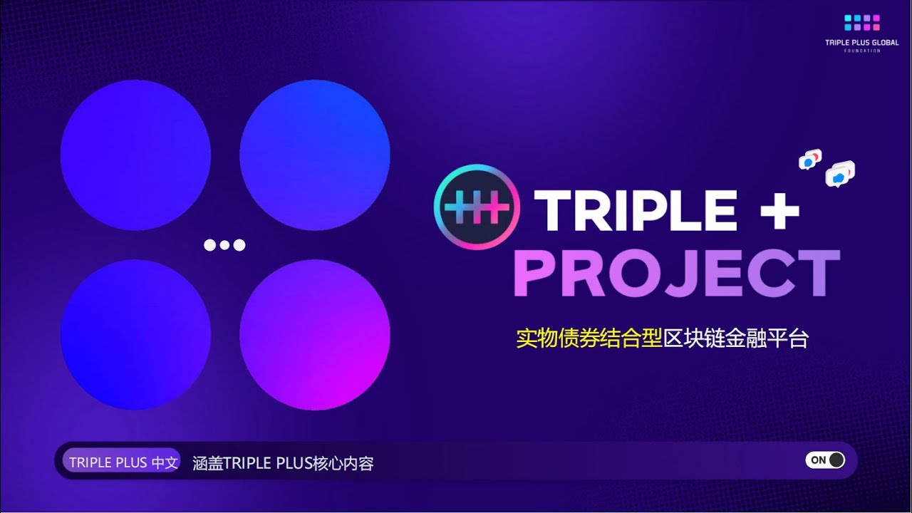 Triple Plus债券型RWA项目！ 2026/2/7 20:00 项目说明/线上交流会