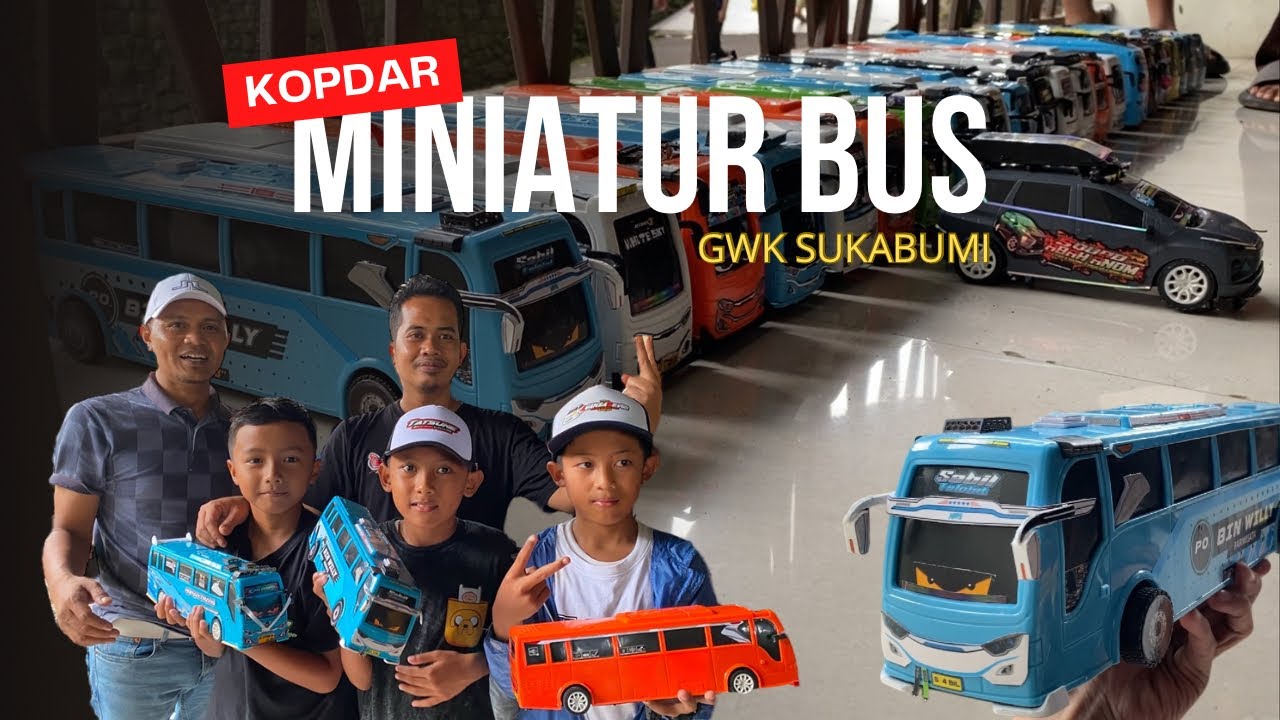 Pertama Kalinya Ikut Kopdar Miniatur Bus