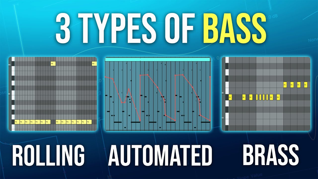 3 Types of Bass Patterns for Melodic Techno
