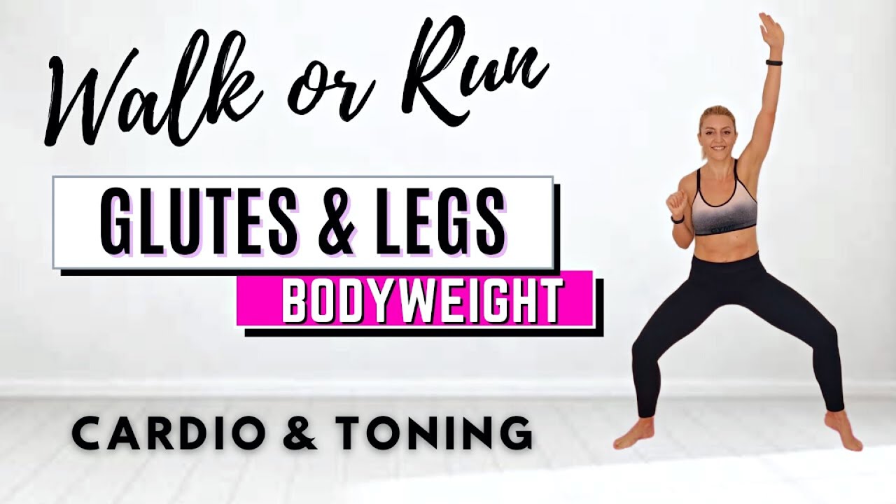 🔥Walk or Run Leg Toning Workout🔥Bodyweight Cardio & Toning🔥Fat Burn & Muscle Toning🔥All Standing🔥