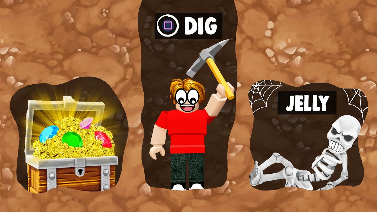 We Dug STRAIGHT DOWN For Treasure! (Roblox)