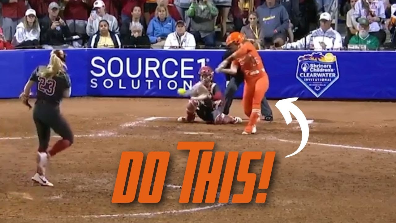 Great Softball Hitters Can Do This!