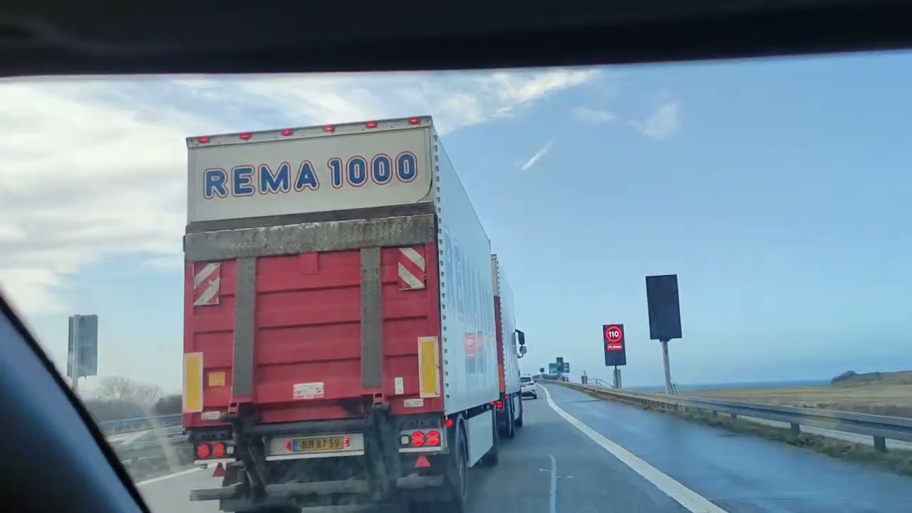 Storeb&aelig;lt bridge Denmark by car