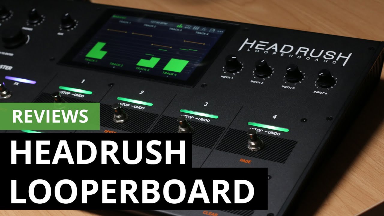 Headrush Looperboard, looper con pantalla táctil
