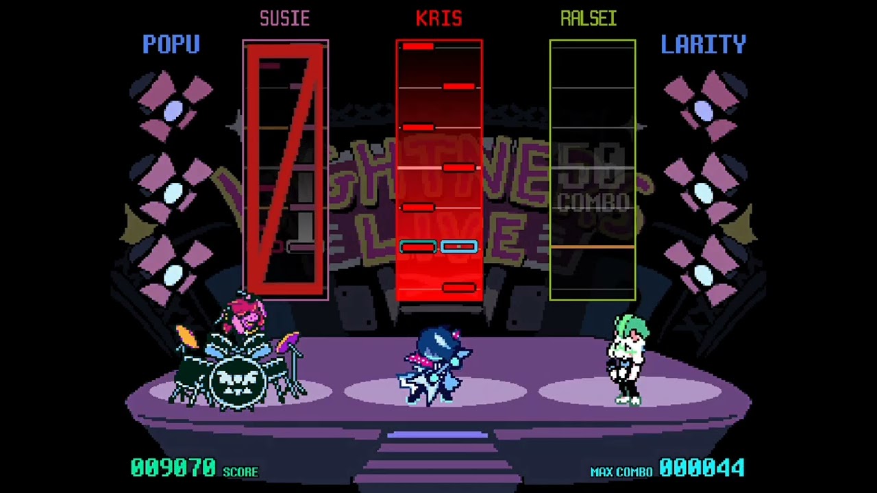 Jogando pela primeira vez a música raise up your bat 😎