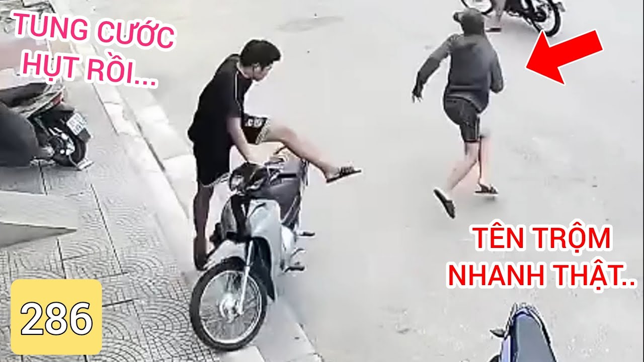 Anh Thanh Niên TUNG CƯỚC HỤT RỒI , Tên Trộm Phản Xạ Nhanh Quá.