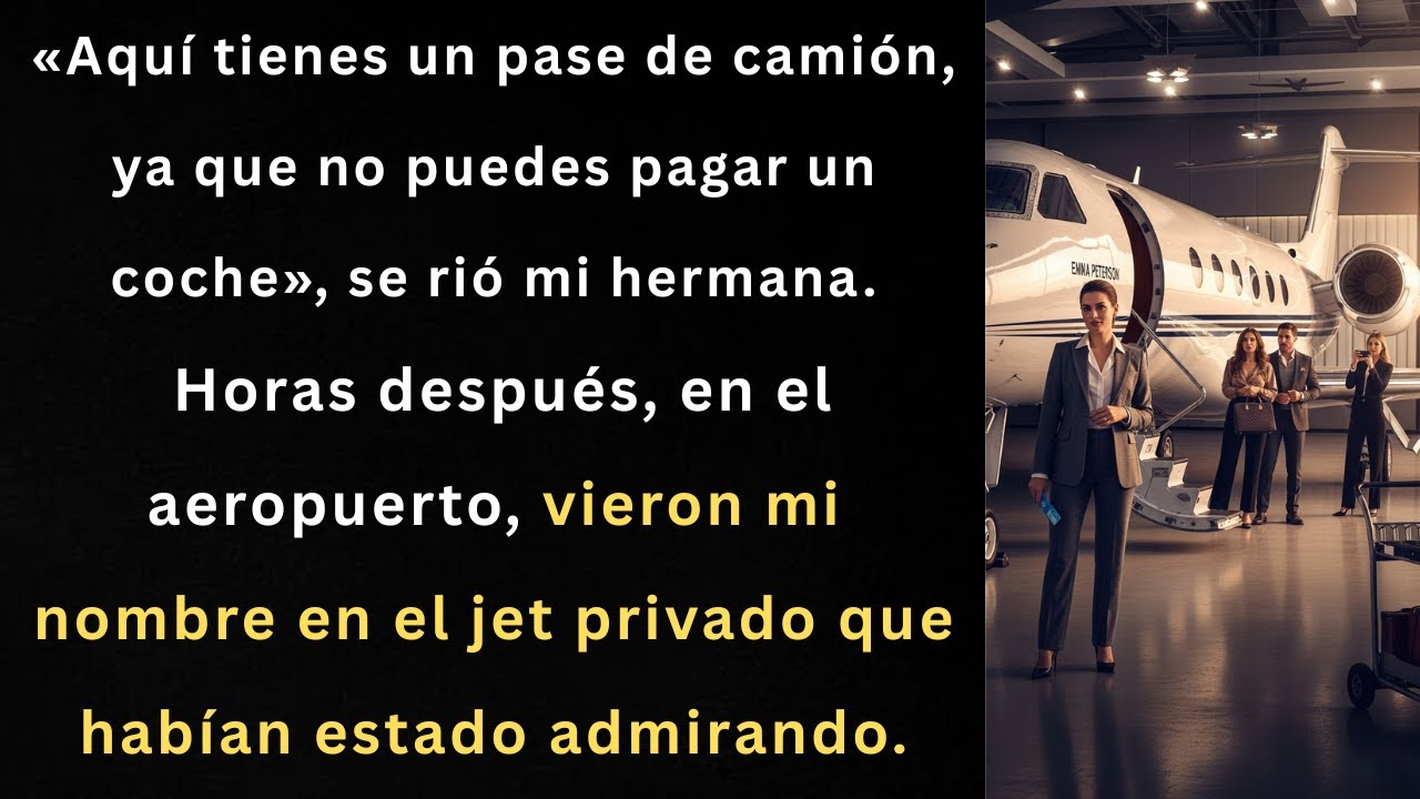 En Navidad me regalaron un pase de camión… y luego vieron mi nombre en su jet privado