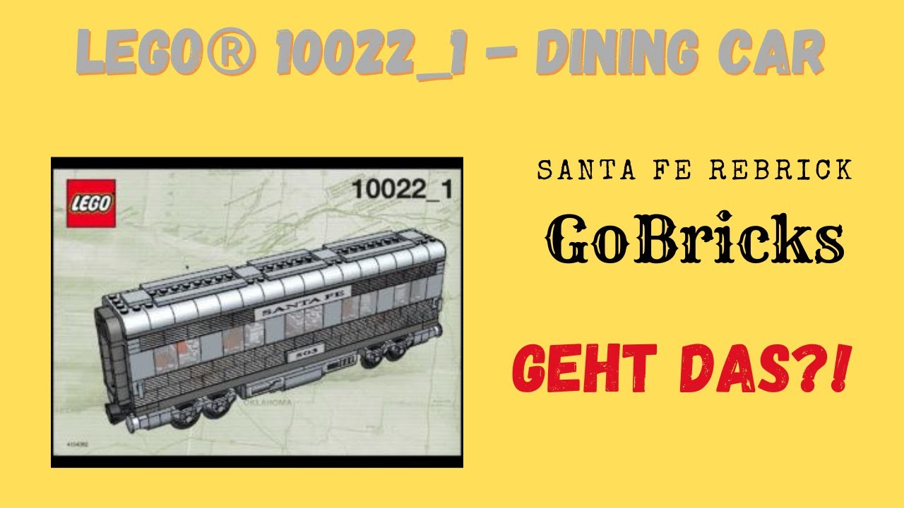 Lego® 10022 - 1 Ein Rebrick Teil 1 mit GoBricks Steinen. Eine Alternative für EoL?