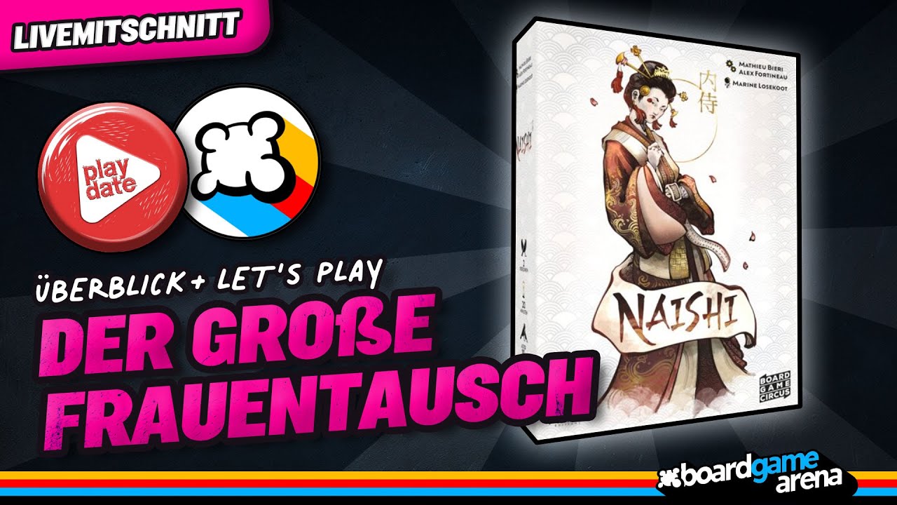 NAISHI - Brettspiel - Regeln & Let's Play - Board Game Arena
