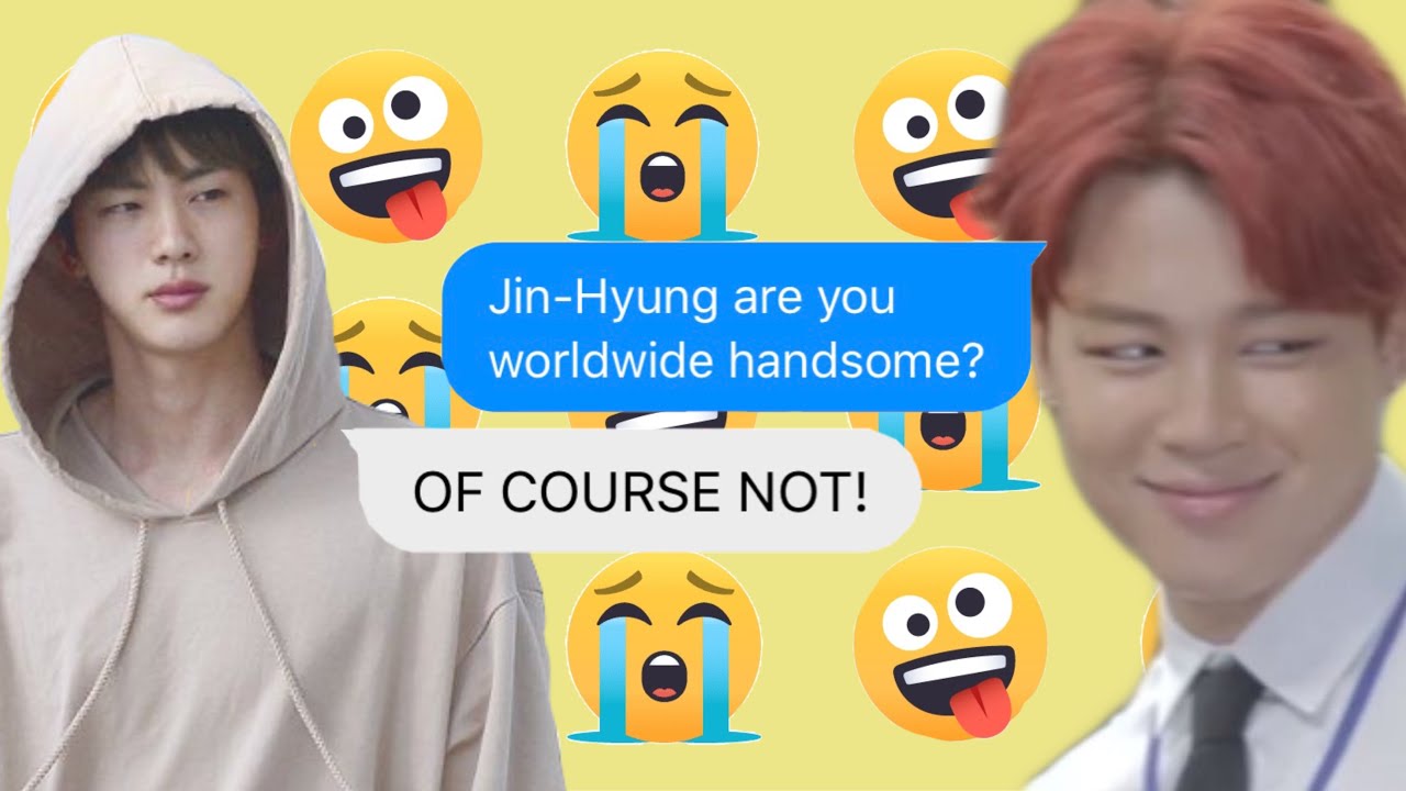 BTS Texts- Jin Speaks Opposite! 😱