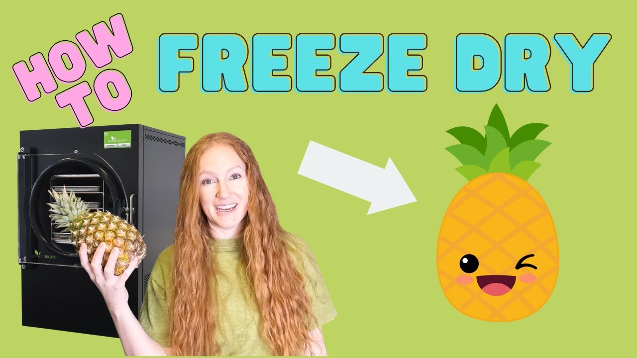 How to Freeze Dry PINEAPPLE! Must Try! Harvest Right freeze dryer