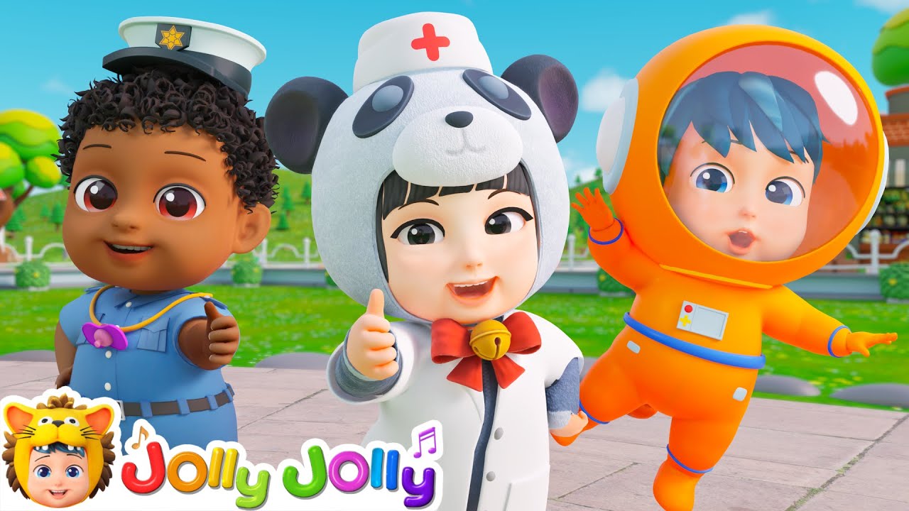So Many Jobs, So Much Fun | Jobs & Career Song | Jolly Jolly - Kids Songs
