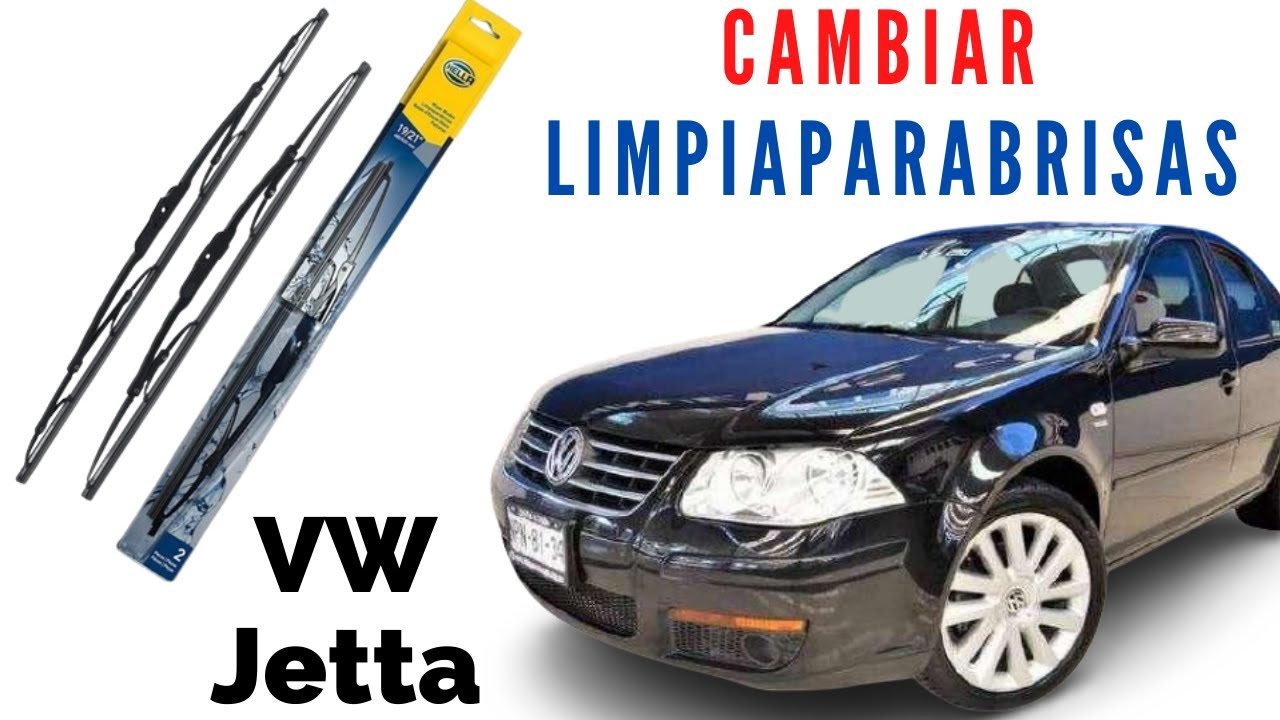 ✅ Como CAMBIAR Limpiaparabrisas HELLA 19/21 a VW Jetta Clásico