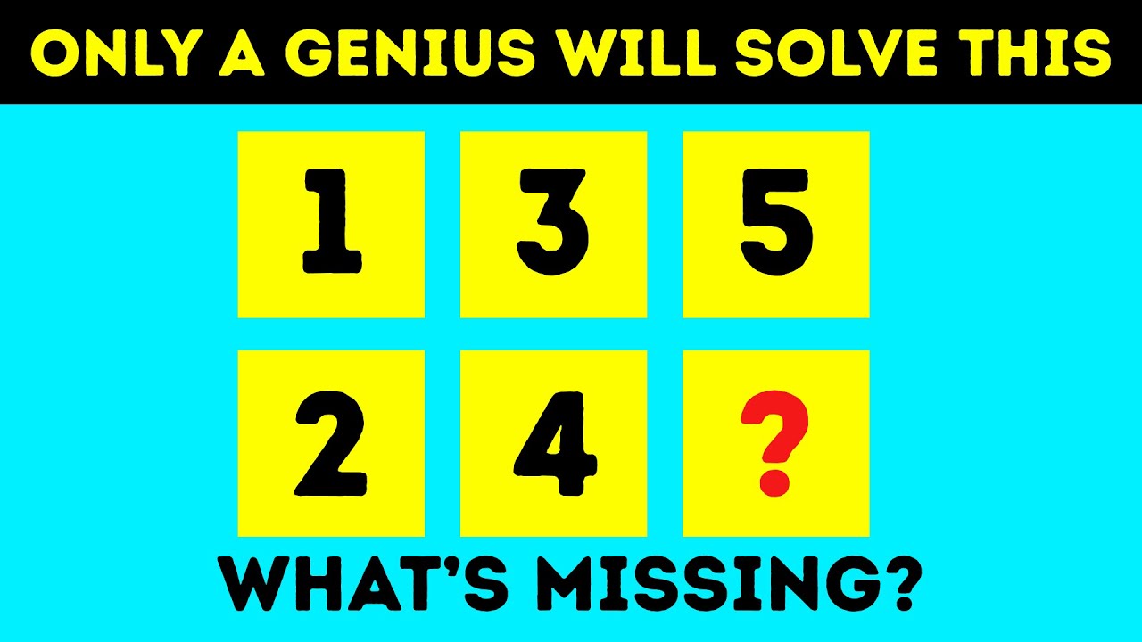 12 ГОЛОВОЛОМОК ДЛЯ ИДЕАЛЬНОЙ ТРЕНИРОВКИ МОЗГА