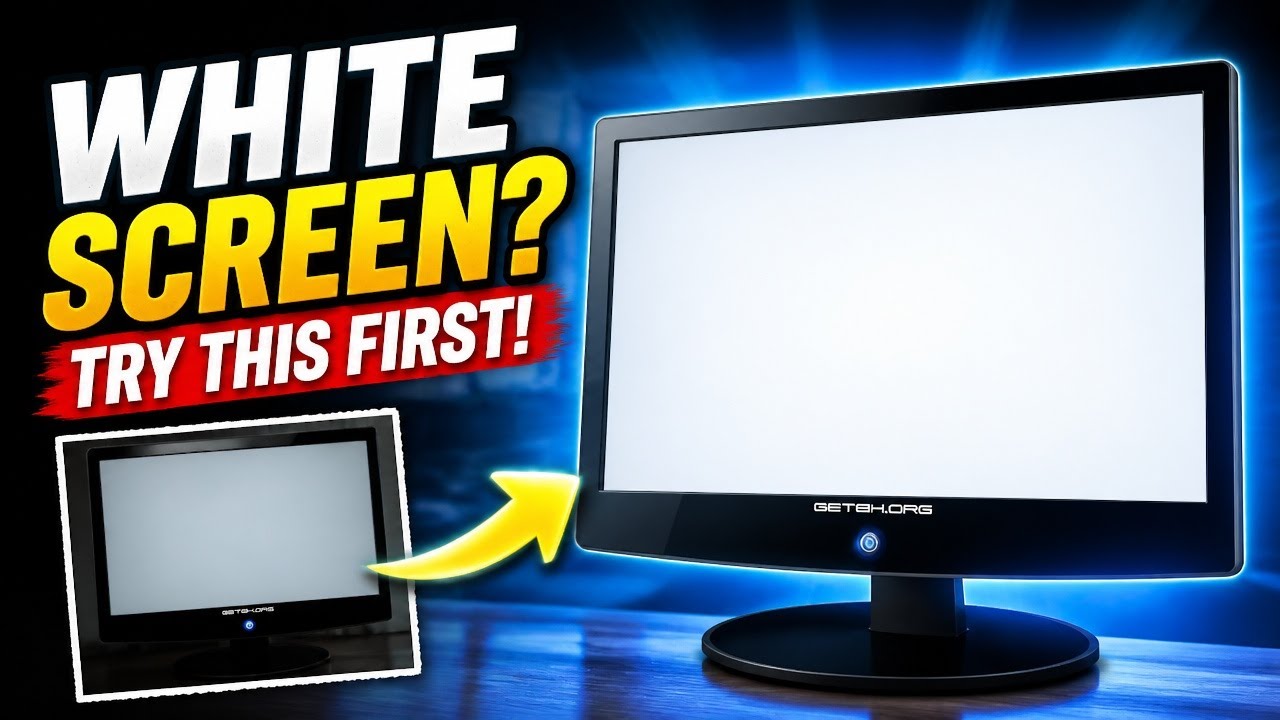 How to Resolve White Screen in DELL LCD