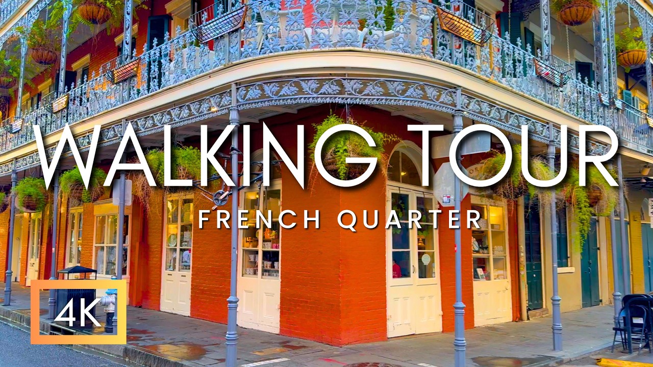 Peaceful French Quarter Walking Tour | Walking Around New Orleans Louisiana In The Morning NO MUSIC