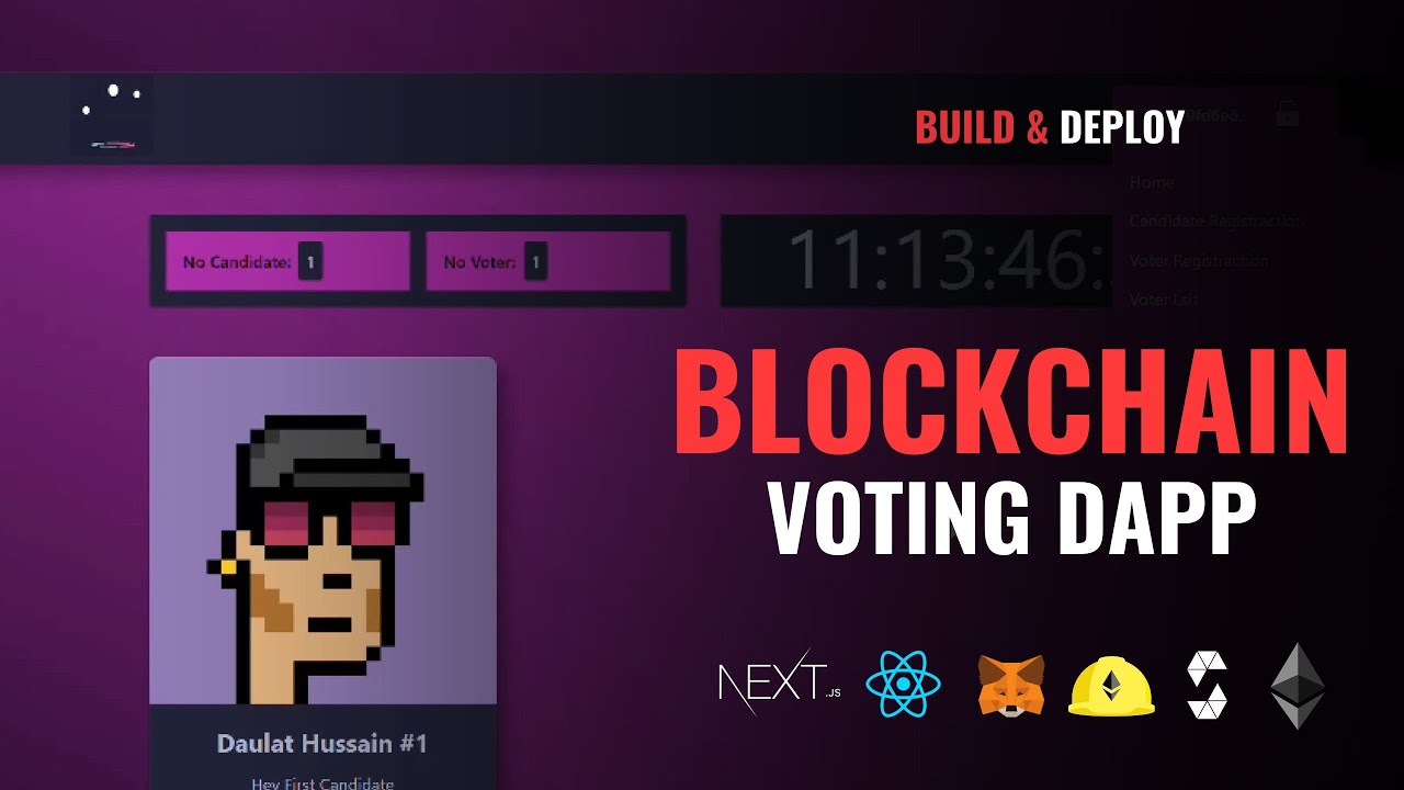 Build Blockchain Voting Dapp (Decentralized) using Nextjs, Solidity, MetaMask & Hardhat | Voting App