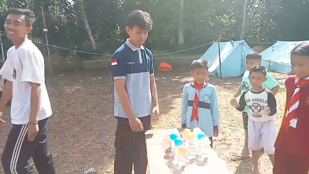 Game bola-bola seru abissss, kegiatan perkemahan sdn koltim 2