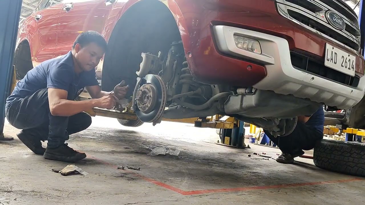 Ford everest brake pads replace