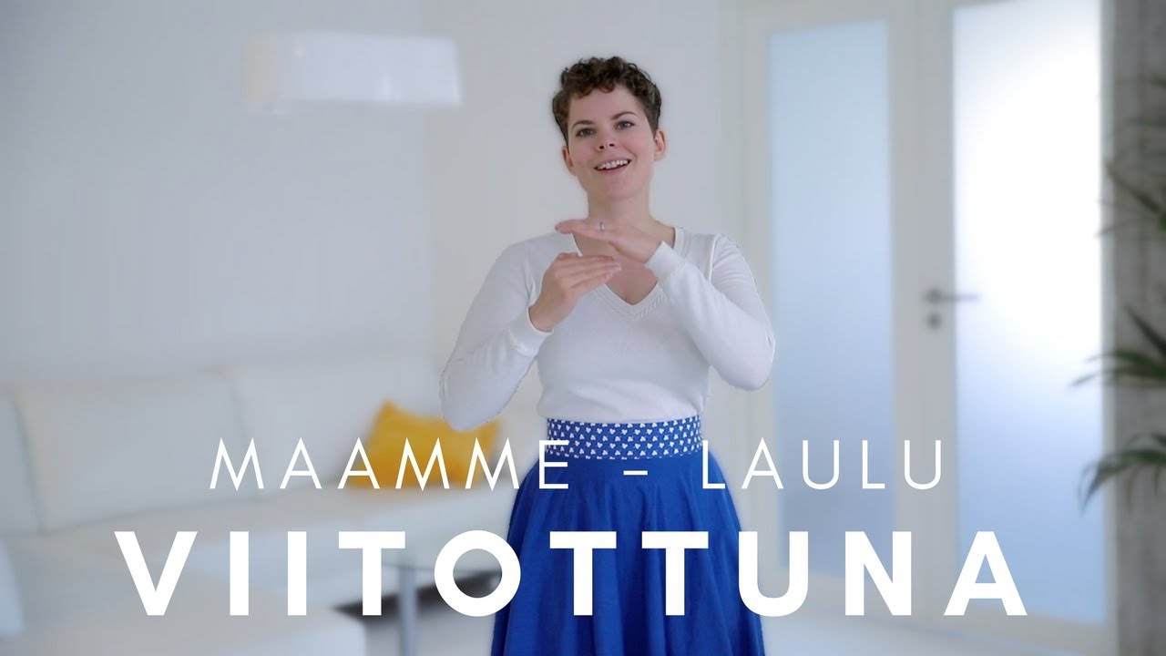 Maamme-laulu viittoen | Hyvää itsenäisyyspäivää!
