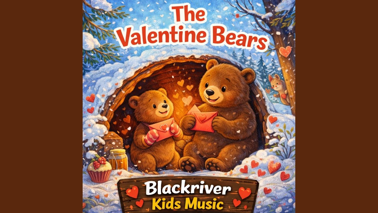 The Valentine Bears | Valentine Song for Kids (Sharing & Kindness) | Blackriver Kids Music