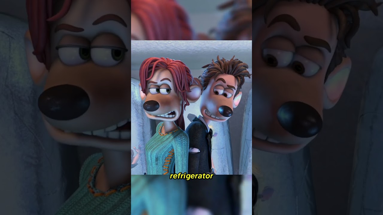 did you noticed this detail in flushed away ?