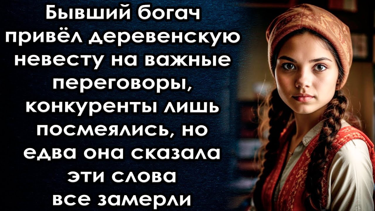 Привёл деревенскую невесту на переговоры, конкуренты крутили у виска, но едва она сказала эти слова