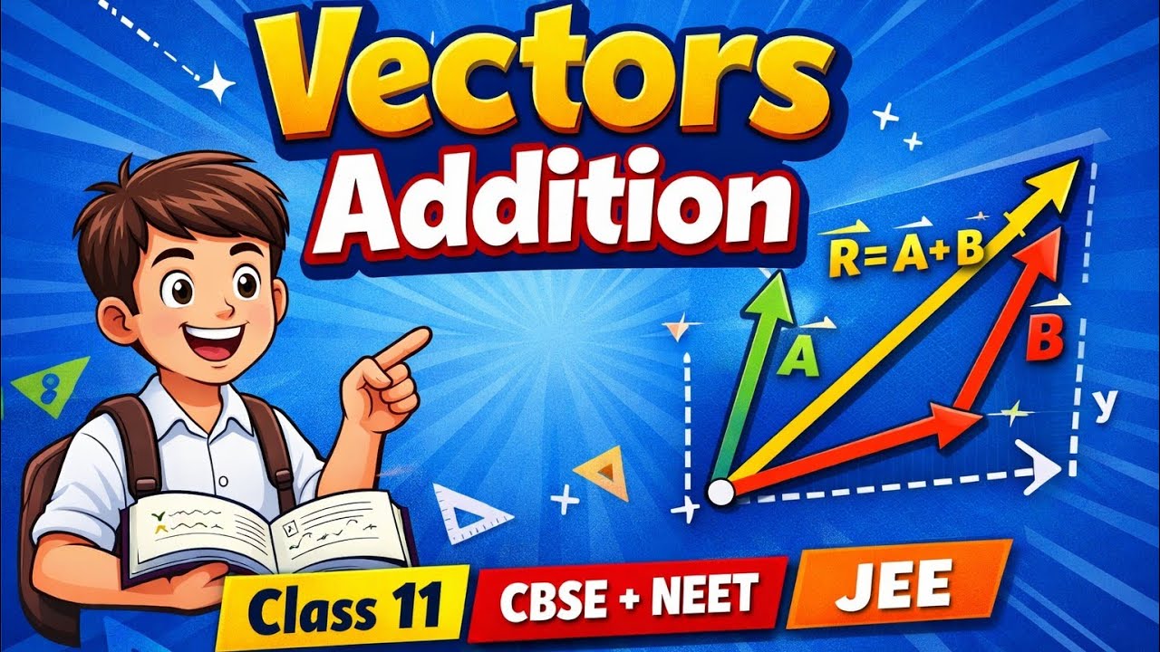 Vectors Addition Class 11/ NEET+ JEE MAIN