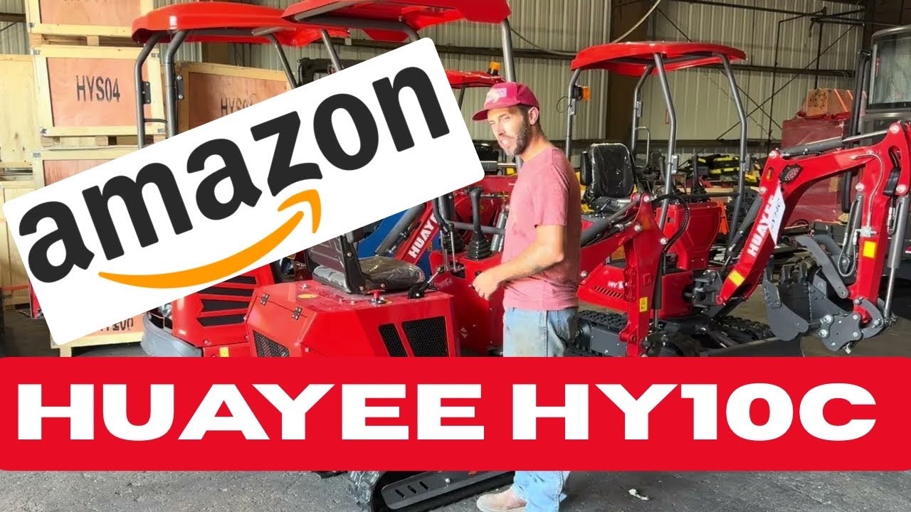 Китайский мини-экскаватор Amazon: HUAYEE HY10C — лёгкий, компактный, узкий. Может, стоит ещё раз ...