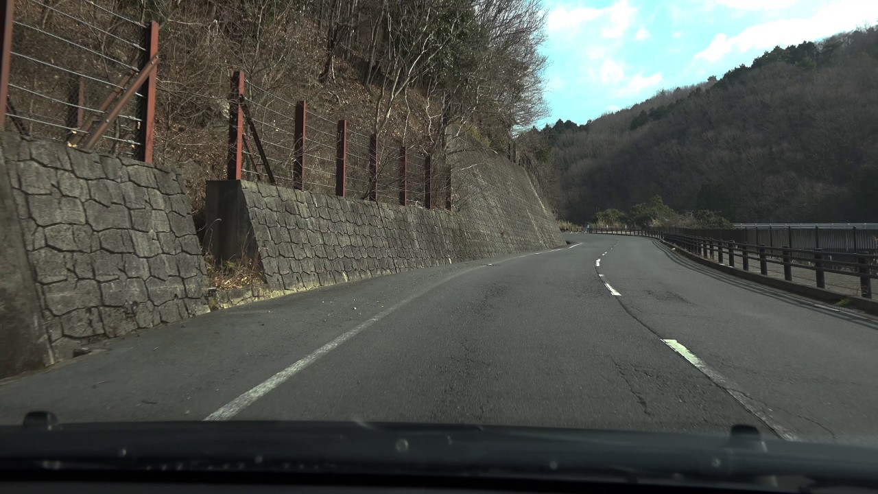 4K　奈良市内・奈良公園→名阪国道・針ICへの新ルート　県道80号・広域農道・国道369号経由