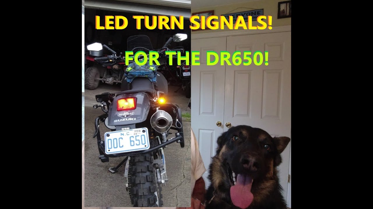 DR650 Beautification (LED Turn Signals)