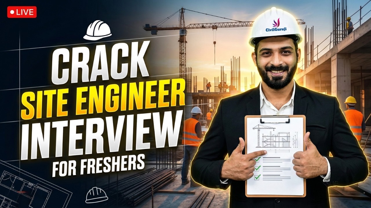 How to Crack Site Engineer Interview as a Fresher Civil Engineer | Practical Questions
