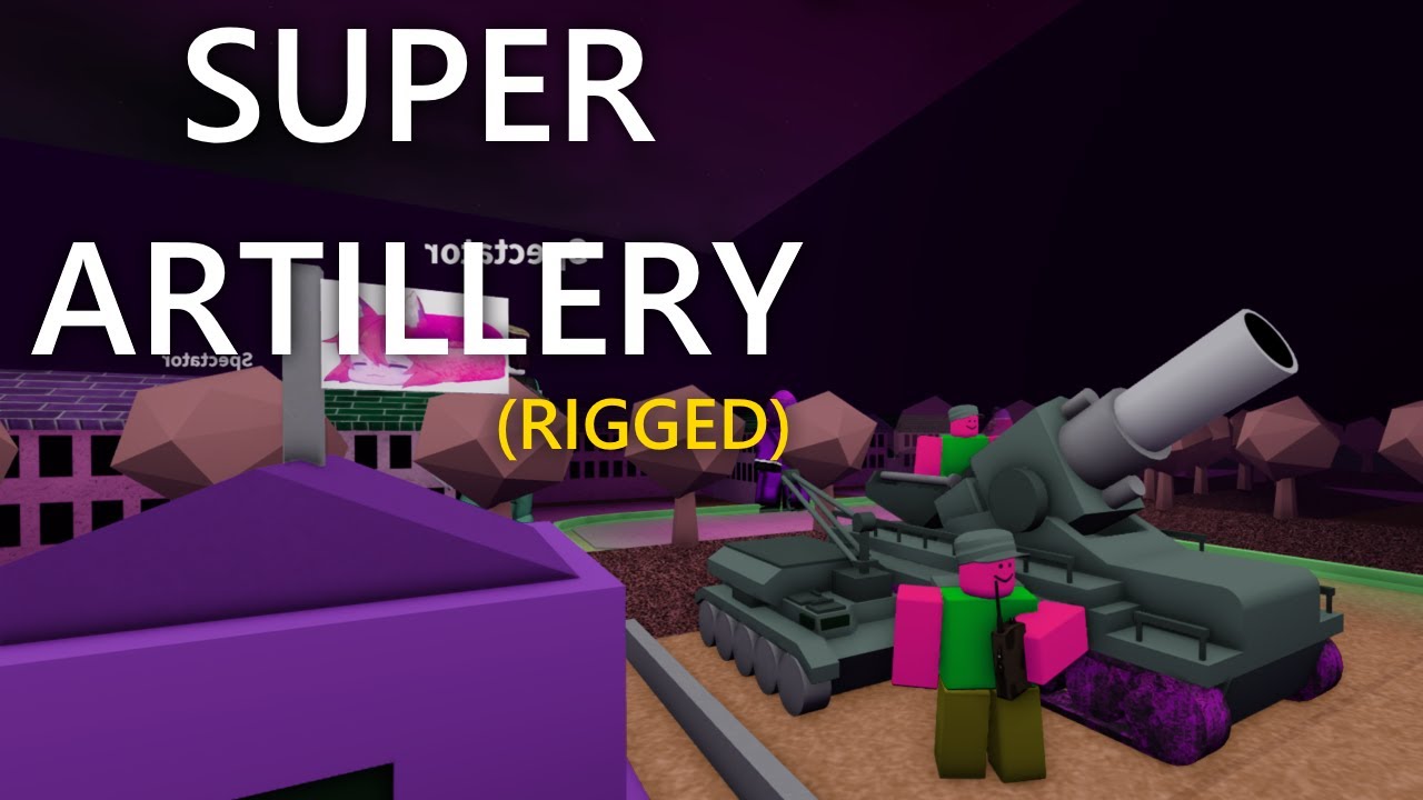 RIGGED SUPER ARTILLERY in Roblox Noobs in Combat