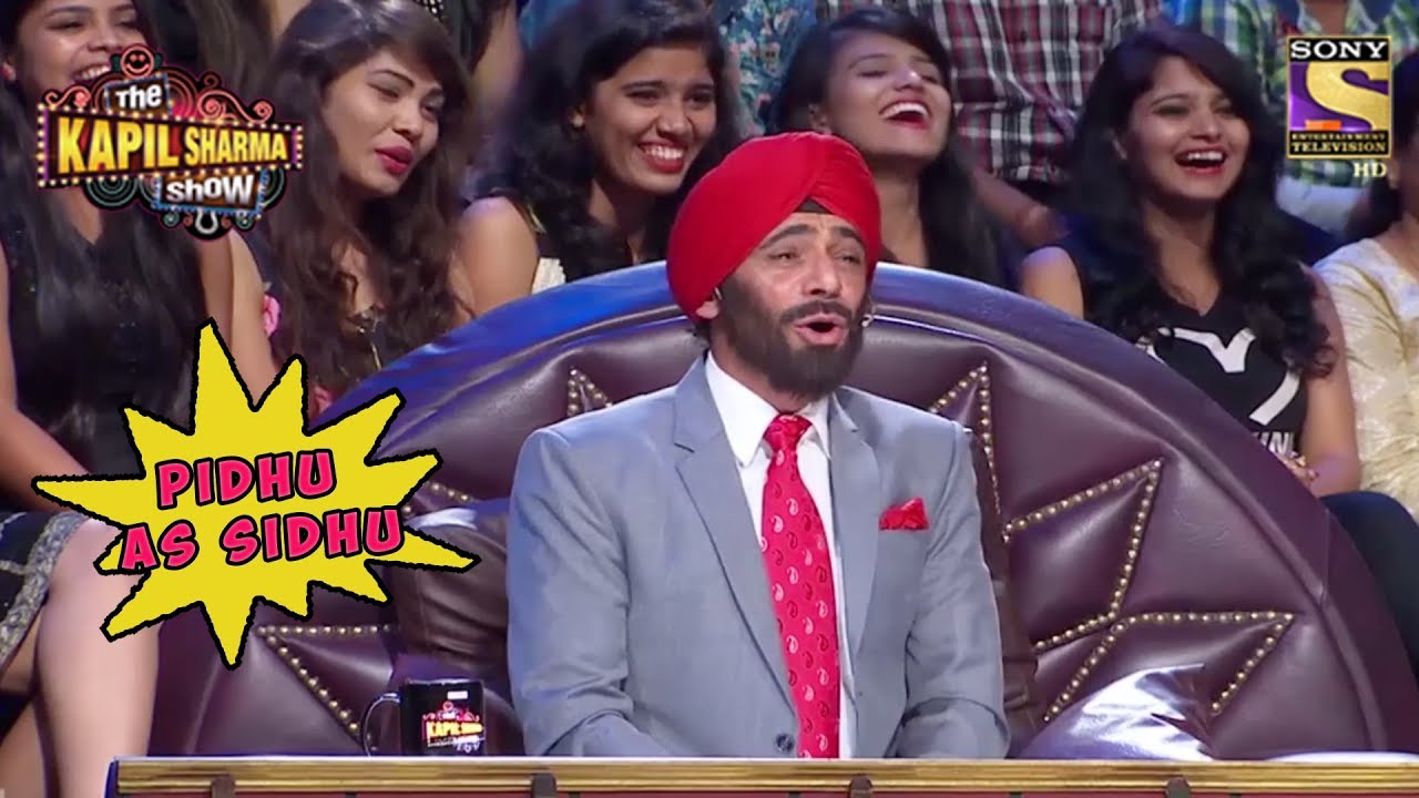 Sunil Grover aka Pidhu As Navjot Singh Sidhu - The Kapil Sharma Show