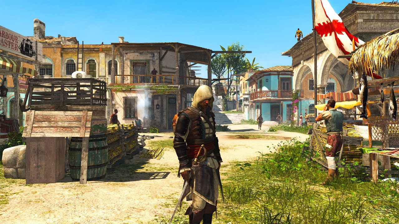 Assassin's Creed 4 Black Flag - Havana Free Roam 4K Gameplay