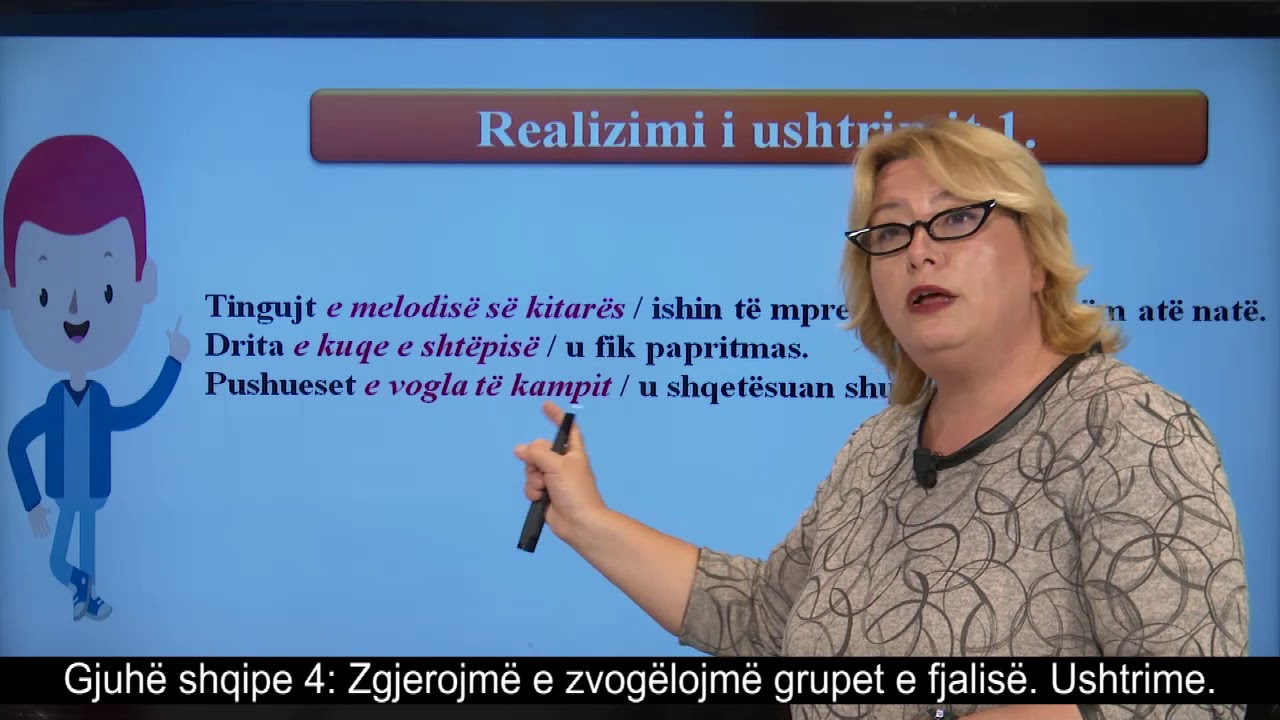 Gjuhë shqipe 4 - Zgjerojmë e zvogëlojmë grupet e fjalisë.