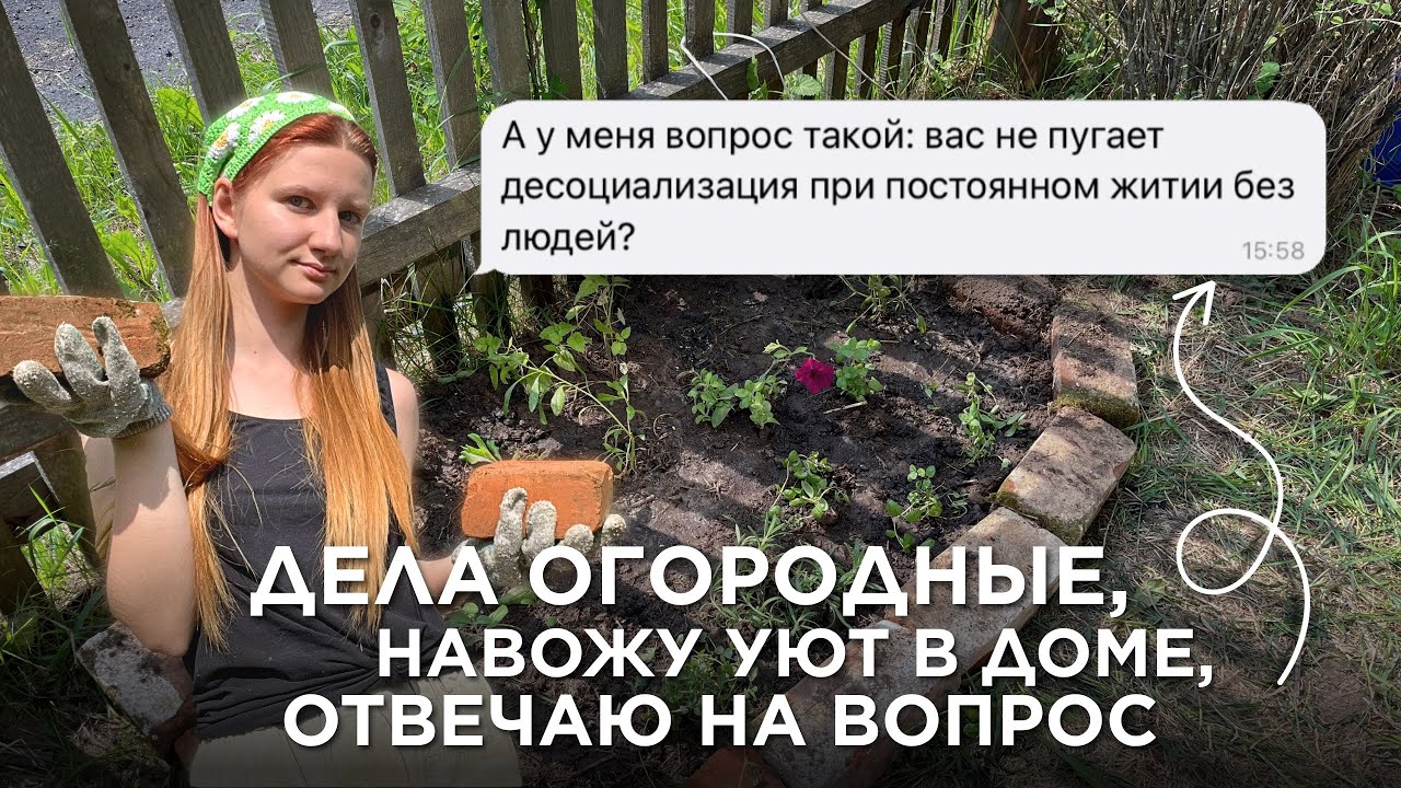 VLOG: живу одна в деревне без интернета. Тихие будни)