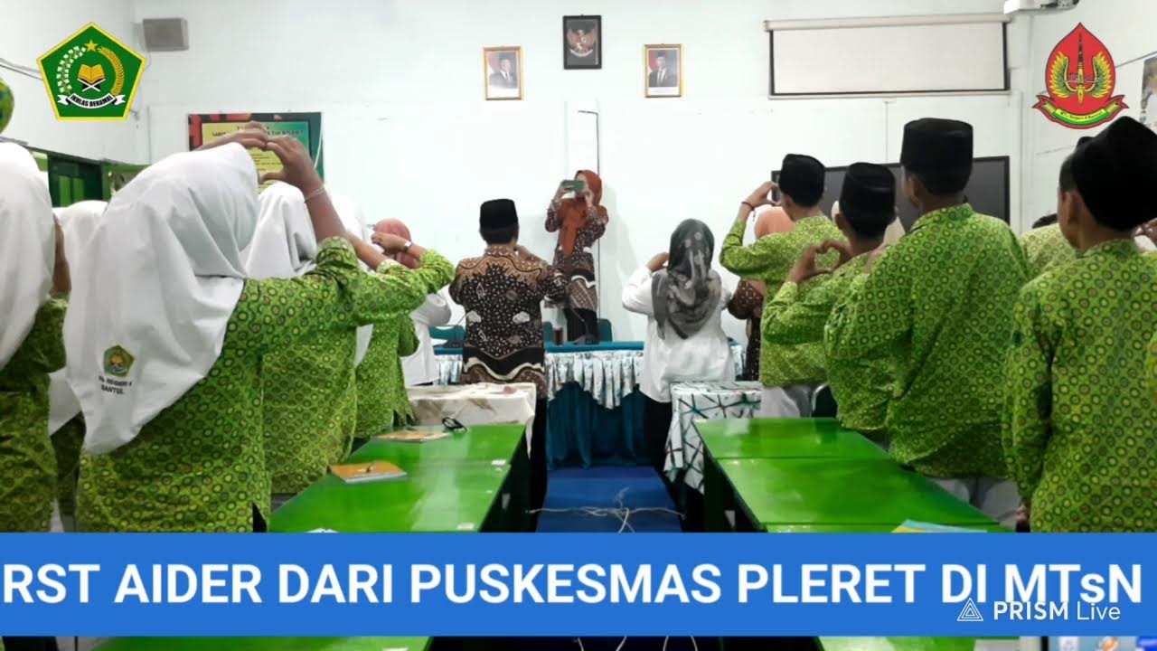 P3LP FIRST AIDER DARI PUSKESMAS PLERET DI MTsN 6 BANTUL | RABU, 11/02/2026