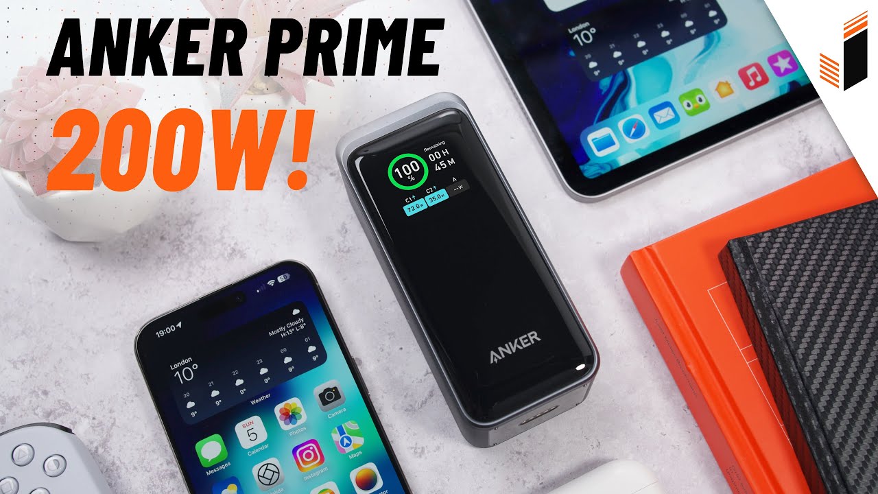 Anker Prime 200W — сверхбыстрый внешний аккумулятор на каждый день!
