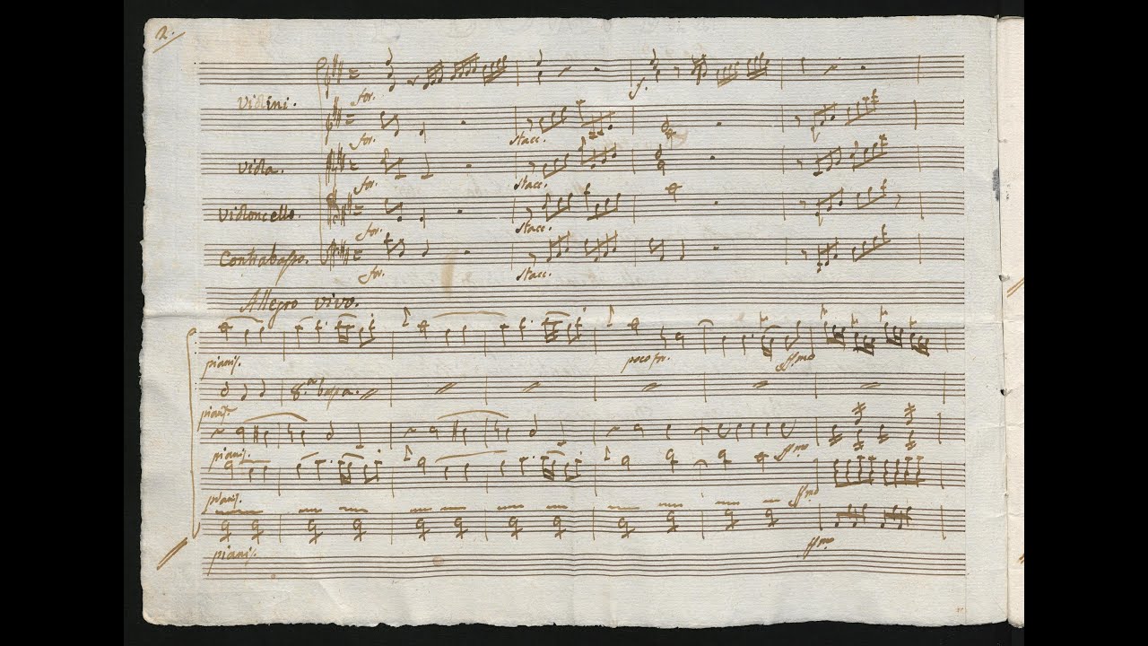 [manuscript score] Luigi Boccherini: String Quintet with double bass Op.39 No.3, G.339