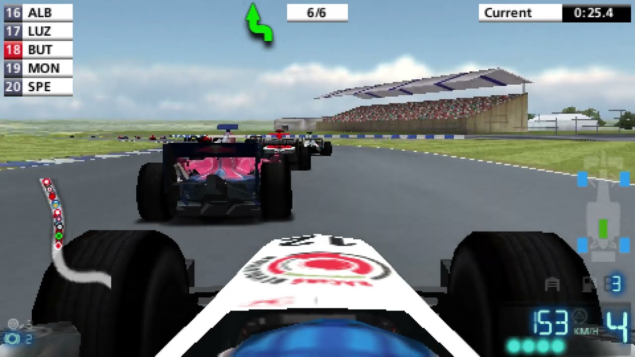 F1 06 (PSP) - Silverstone Gameplay