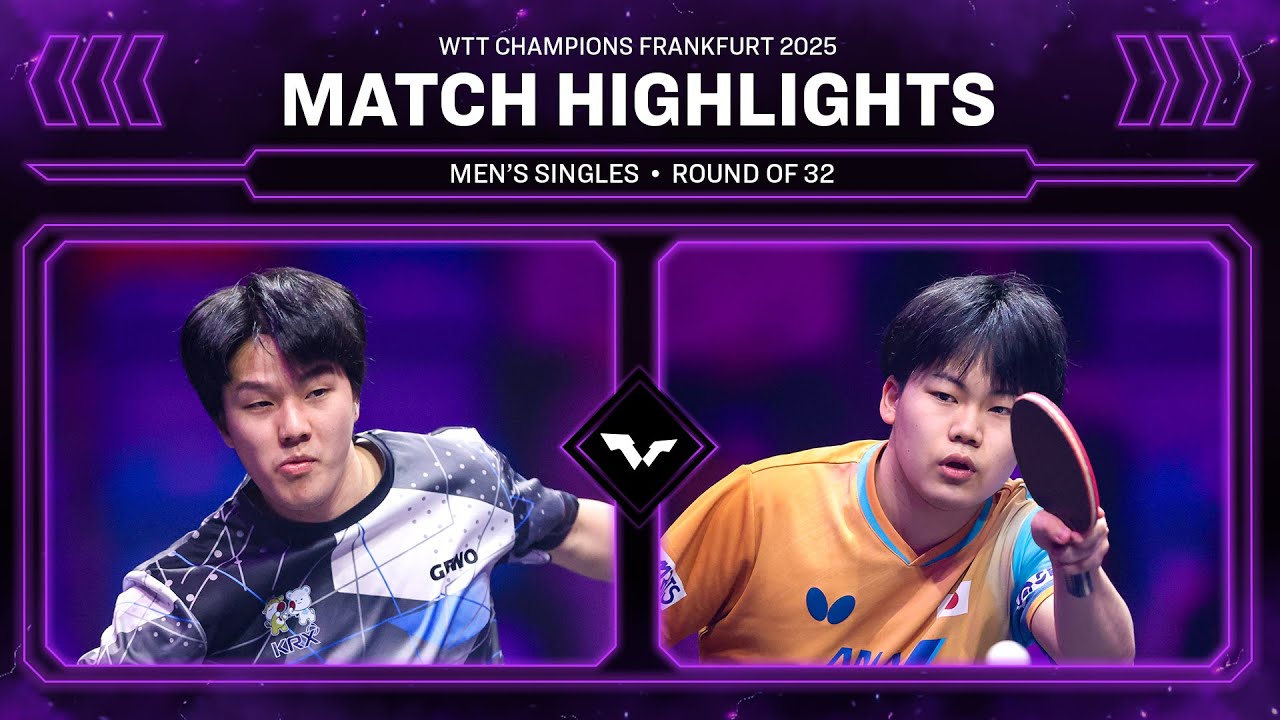 An Jaehyun vs Sora Matsushima  | MS R32 | #WTTFrankfurt 2025