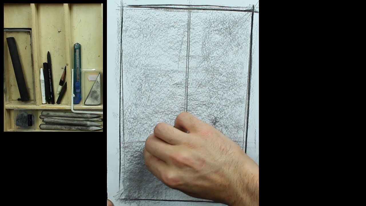 Cómo hacer un paisaje a carboncillo | Drawingninja