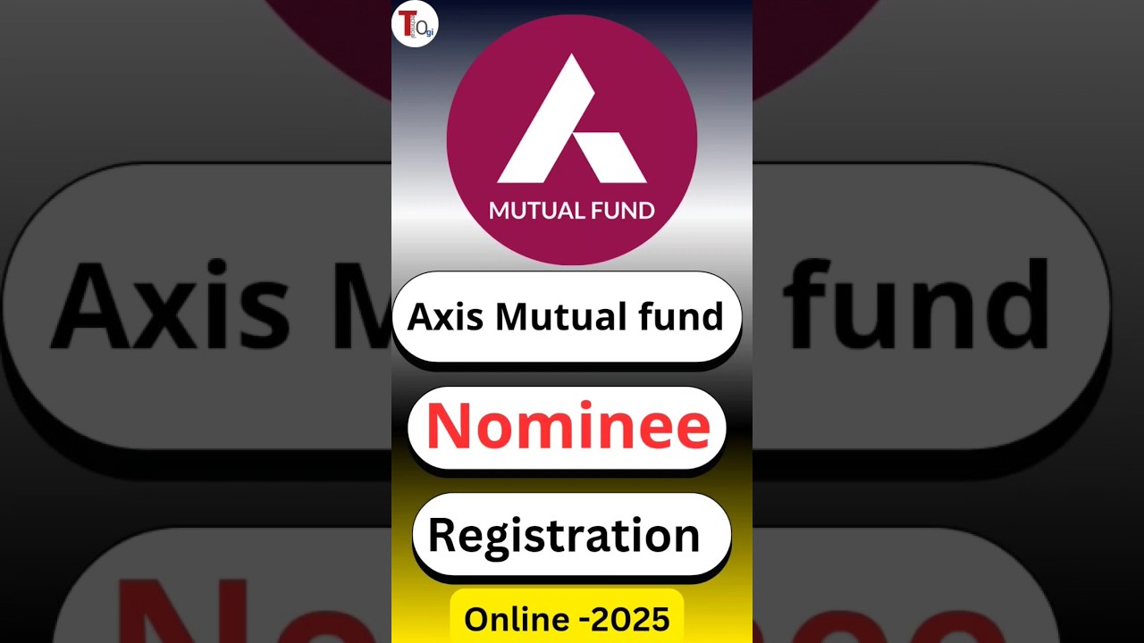 Axis mutual fund nominee registration process Online 2025 #technical_ogi #sipinindia