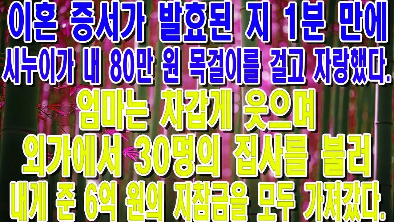 이혼 1분 만에 전 시누이가 제 명품 드레스를 입고 조롱했습니다  그날 이후, 그들의 지옥이 시작되었습니다  srt