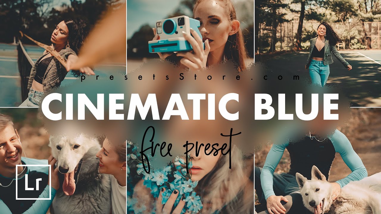How to edit Photography with blue details &mdash; Cinematic Blue (Matte) | Free Lightroom Preset Tutorial
