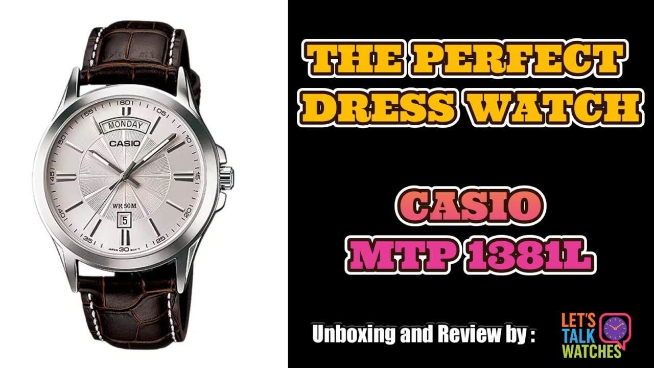 The Perfect Dress Watch - Casio Enticer MTP-1381L