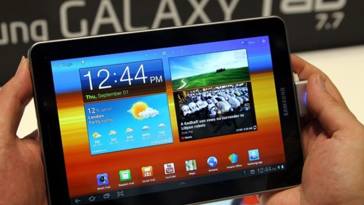 Samsung Galaxy Tab 7.7 Testbericht - Das zur Zeit beste Tablet im Test