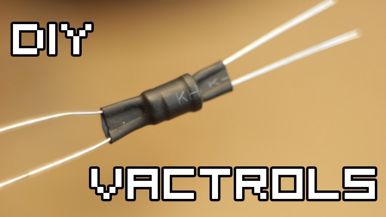 How To Make:  DIY Vactrols - LED and Photoresistor